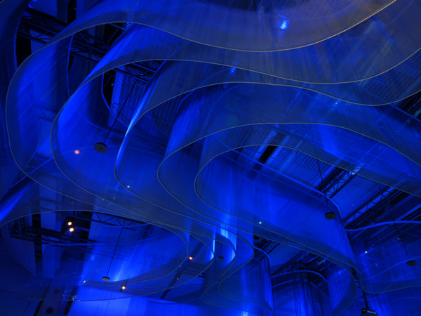 Ceiling installation depicting the atmosphere
