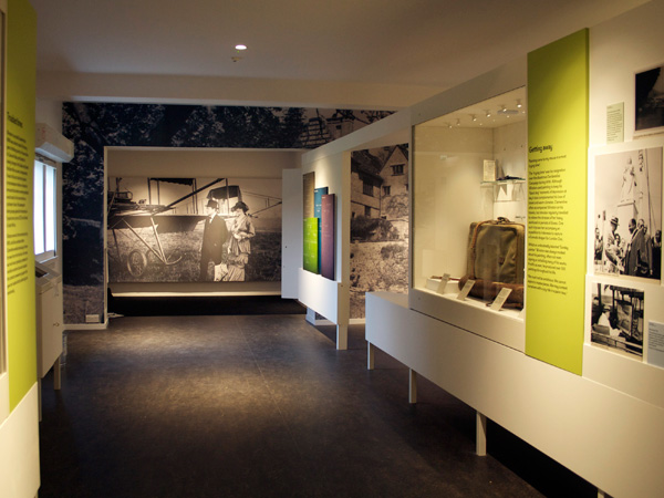 The exhibition installation